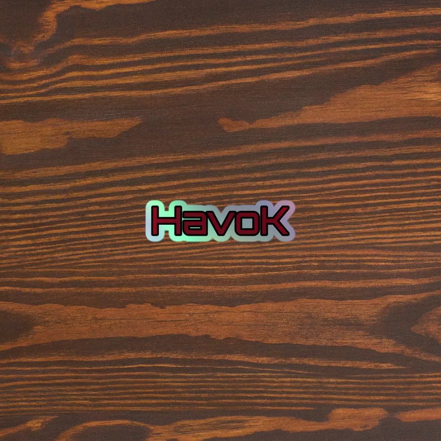 Holographic HavoK Sticker product image (3)