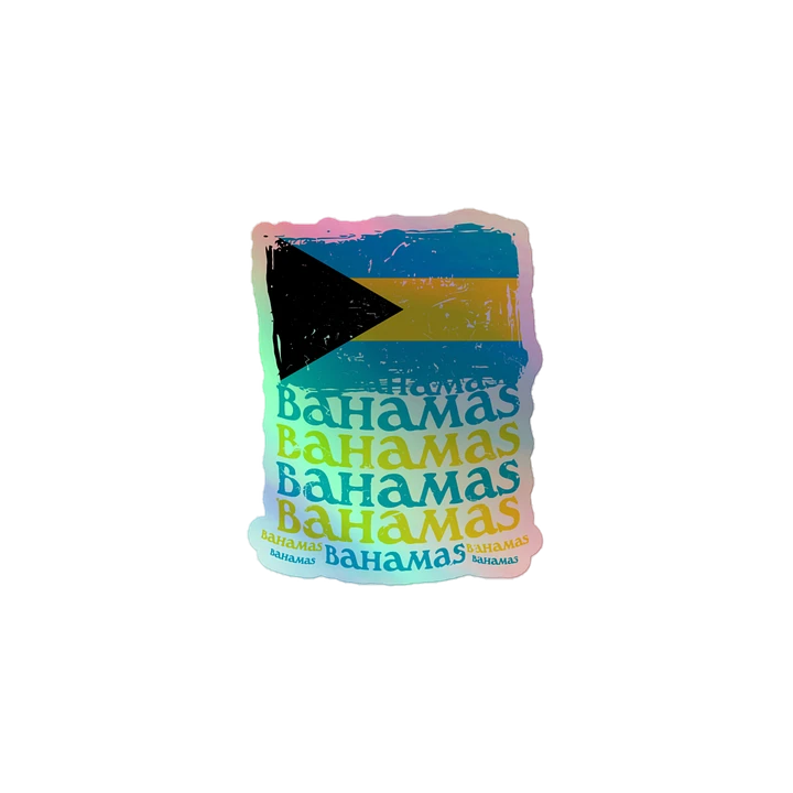 Bahamas Sticker Holographic : Bahamas Flag product image (2)