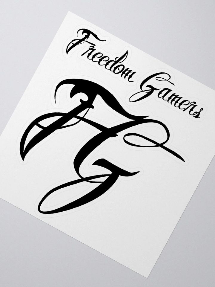 FG Stickers (black) product image (2)