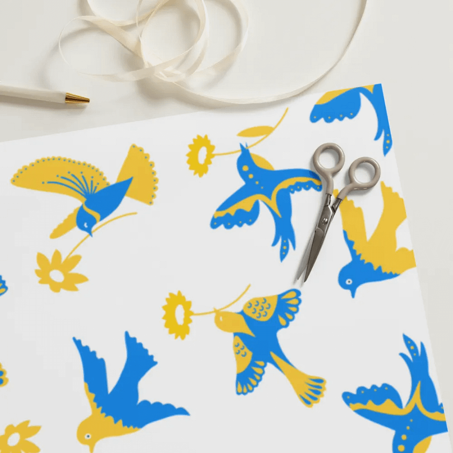 Harmony of Birds Wrapping Paper Set product image (11)