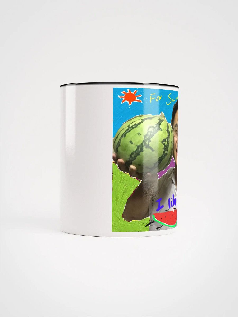 Ceramic Mug with Color Inside: watermelon product image (10)