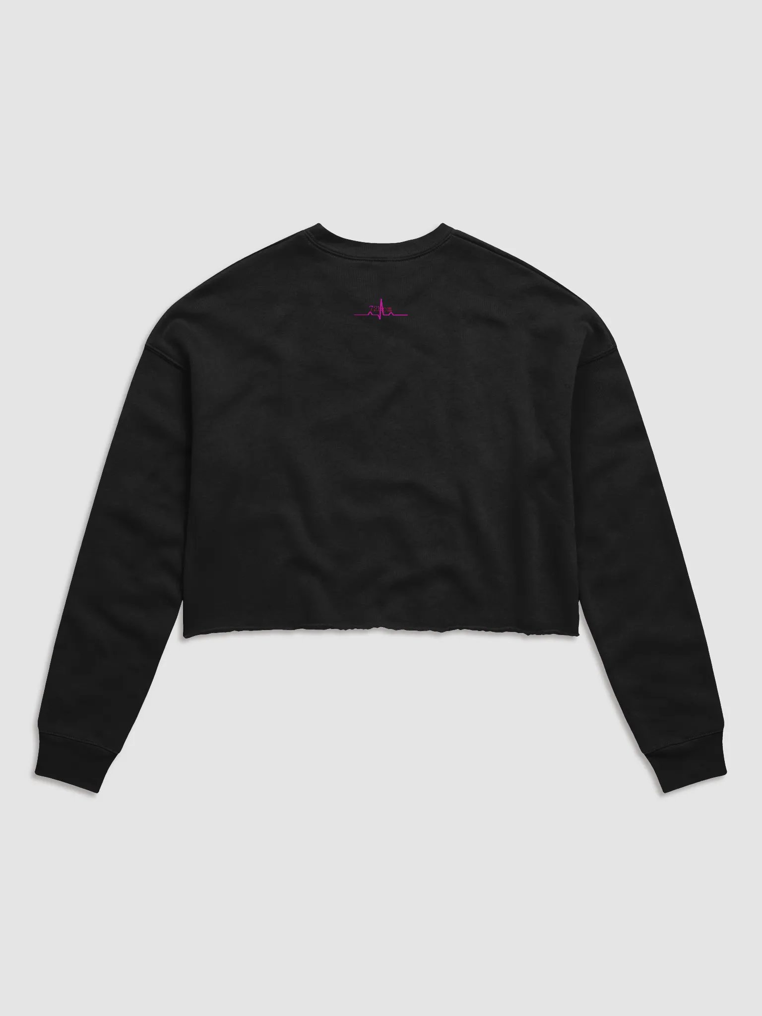 RUNNING MASCARA Women's Crop Top Sweatshirt product image (6)