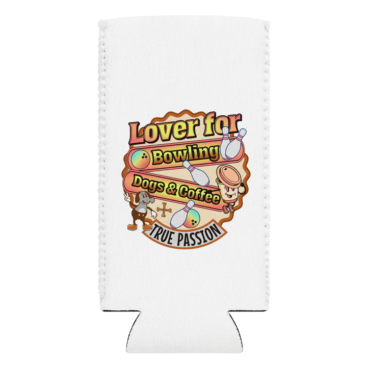 Lover For Dogs Coffee Bowling Can Cooler product image (2)