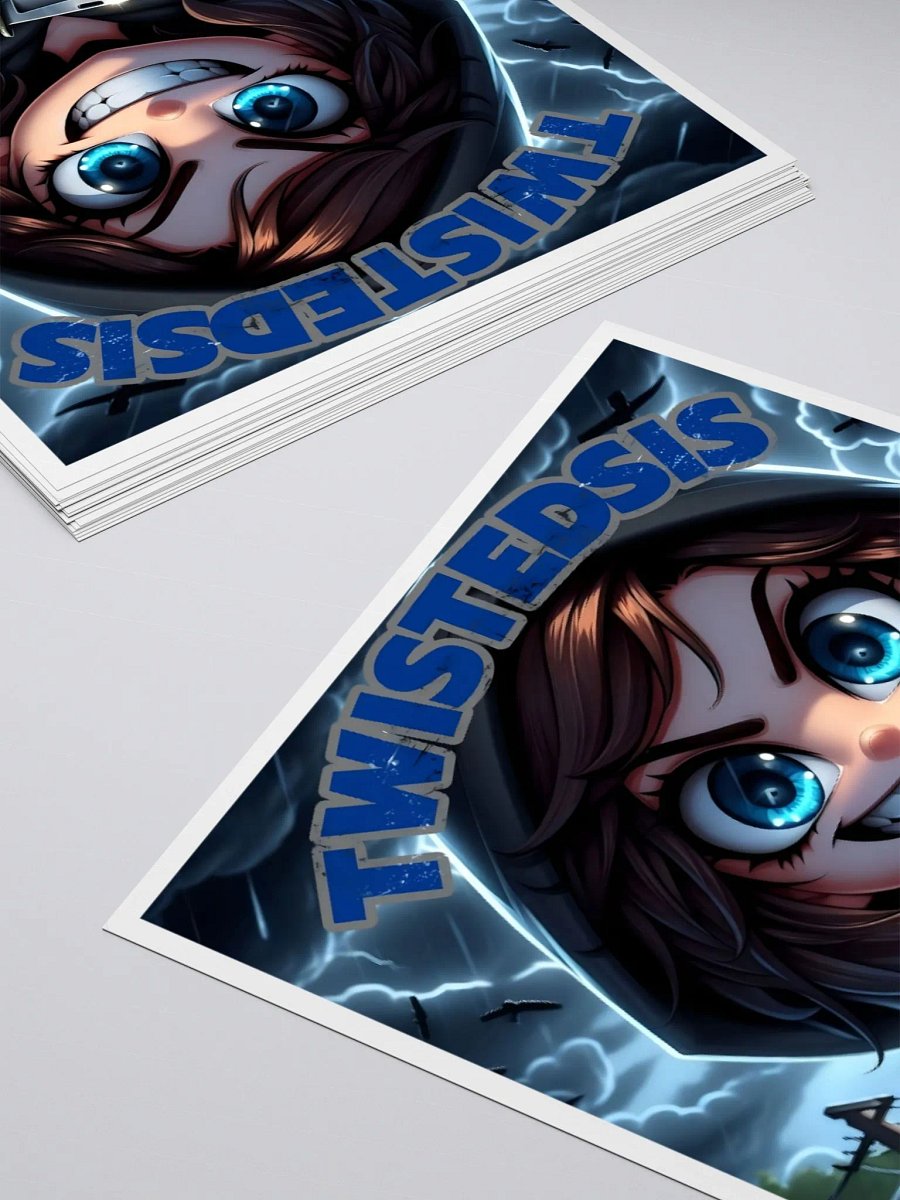 TwistedSis Mischievous Grin Stickers product image (4)