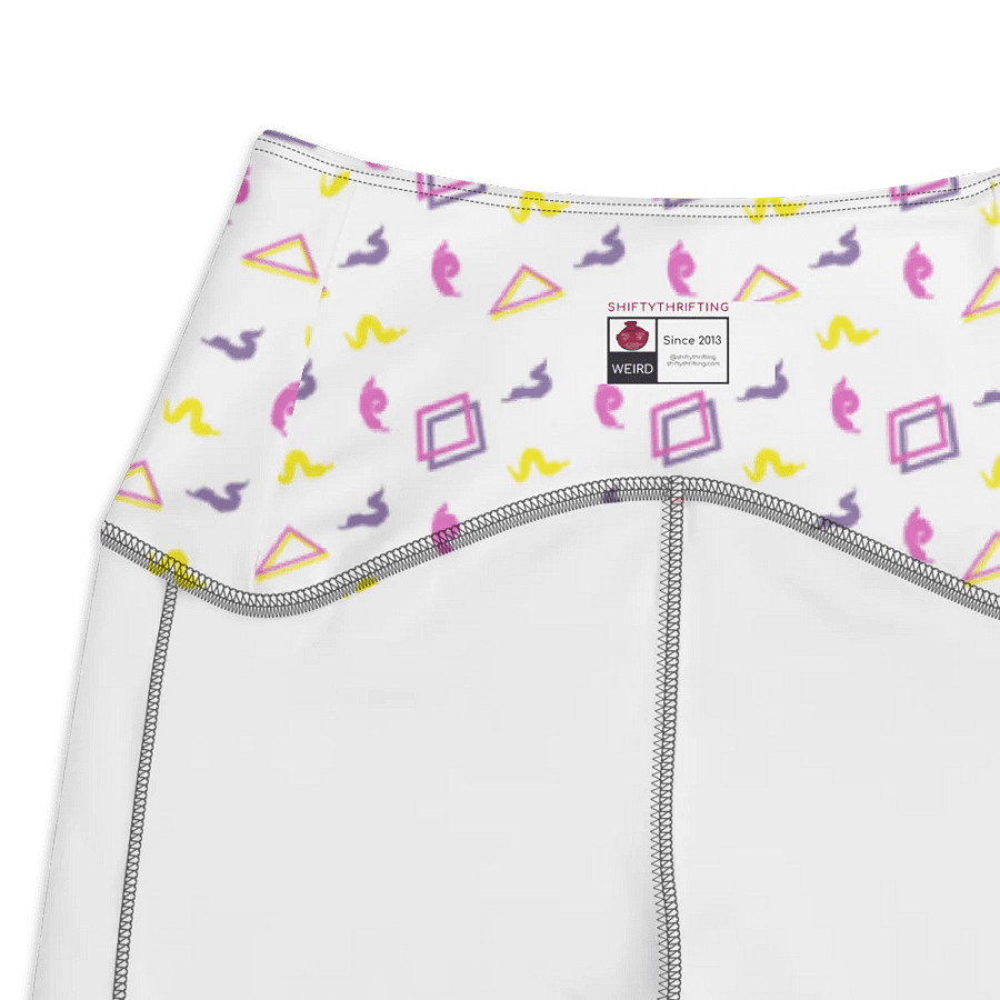 Oh Worm? white pattern pocket leggings product image (4)