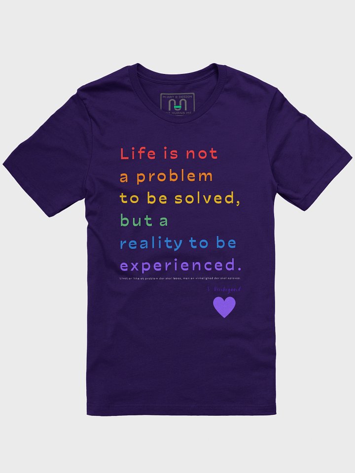 Embrace the Experience – Kierkegaard's Wisdom on Life - Bella+Canvas Supersoft T-Shirt product image (22)