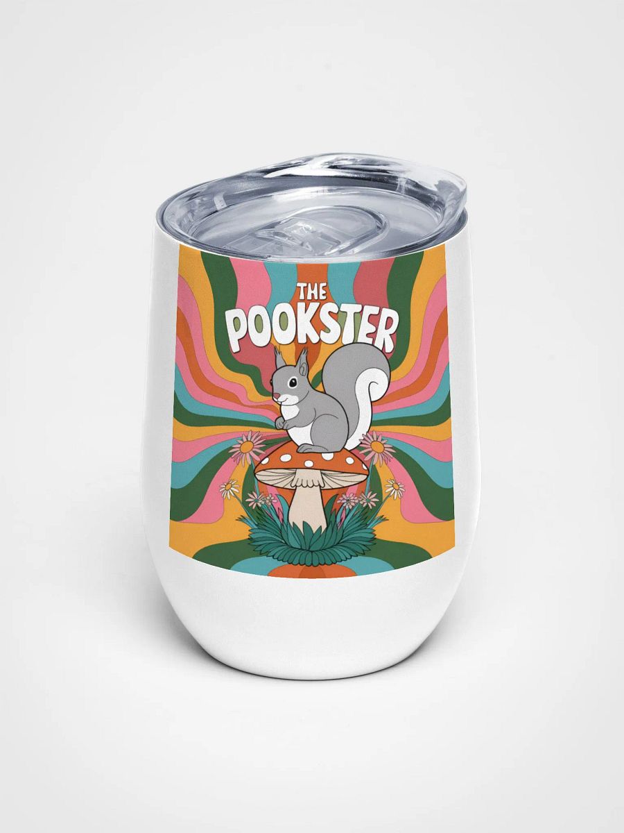 Psychedelic Squirrel Wine Tumbler product image (1)