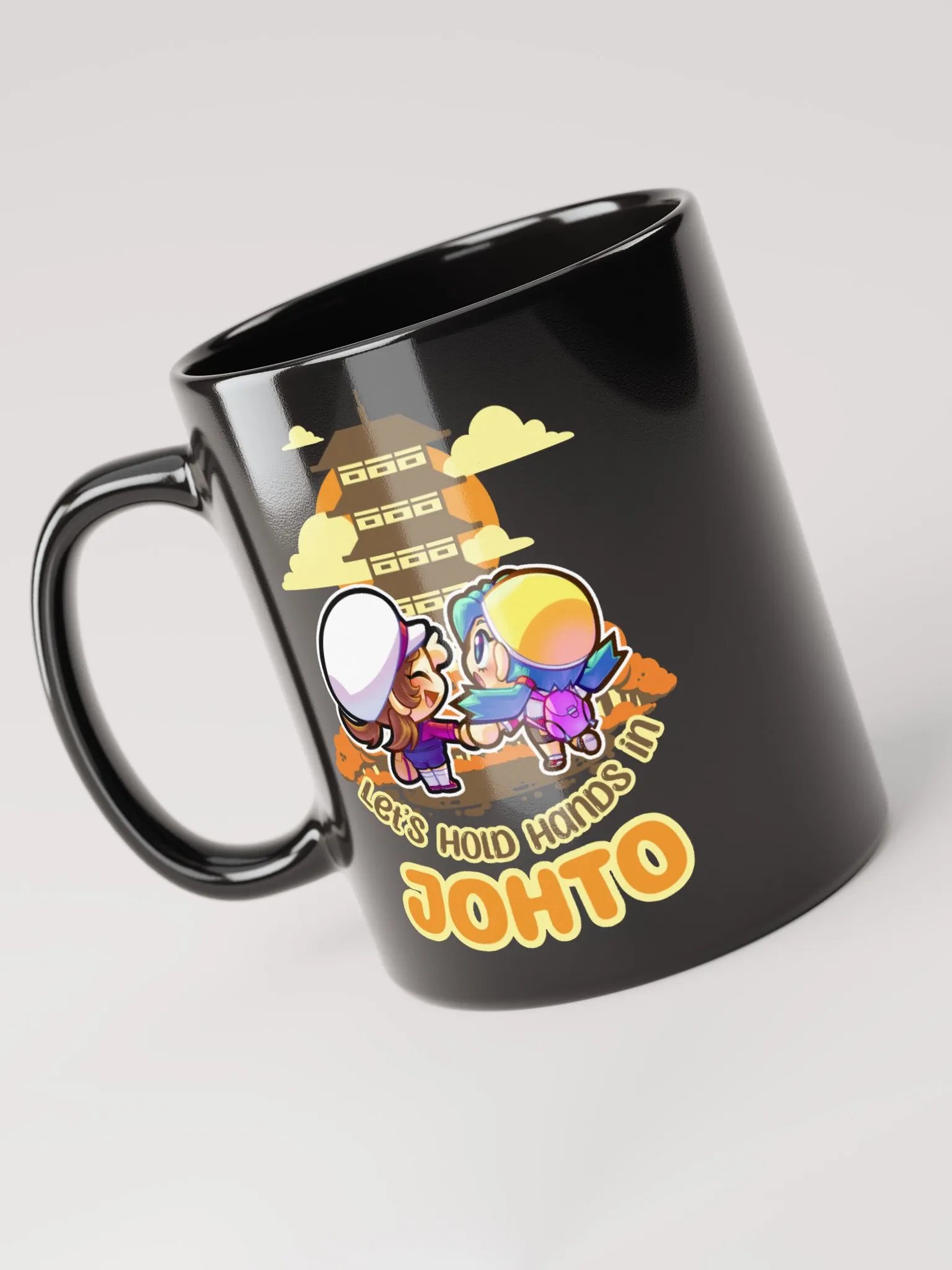 Let's Hold Hands in J Girls - Mug (Black) product image (4)