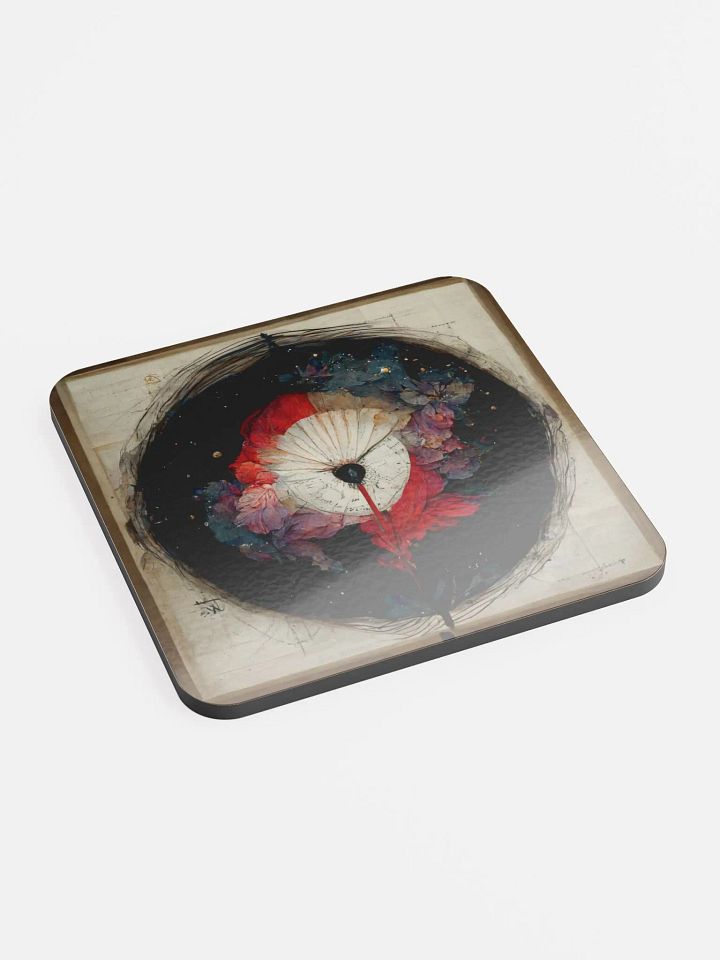 Cosmic Flora Cork Coaster product image (2)