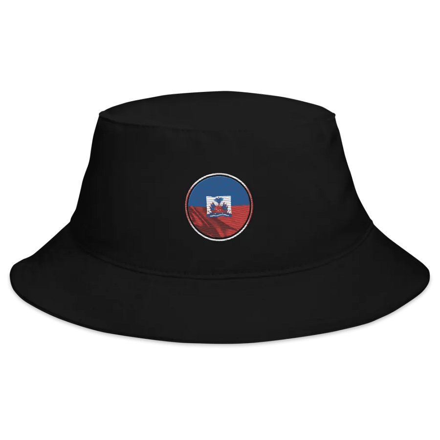 Pride of Haiti Brushstroke Bucket Hat product image (4)