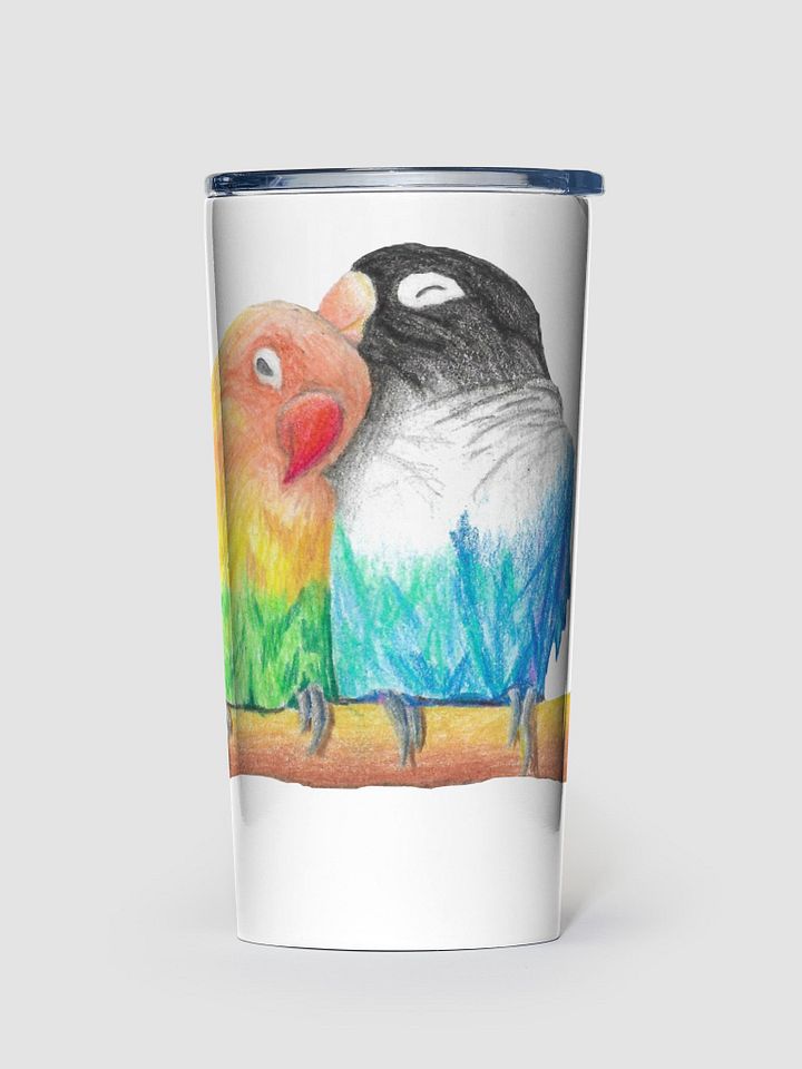 Lovebirds Drawing Travel Cup product image (1)
