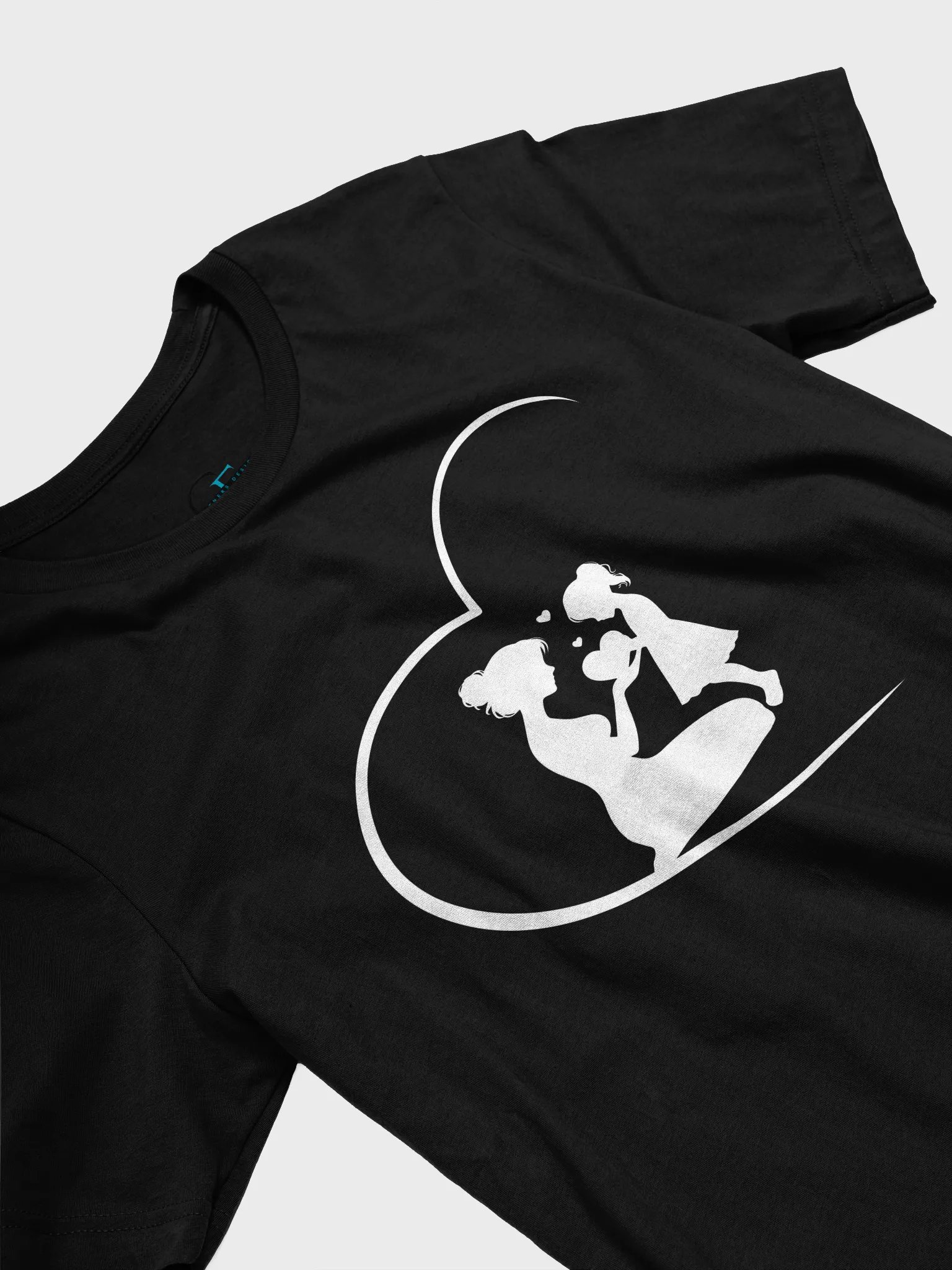 Mother & Daughter Silhouette Tee | Bella+Canvas Unisex Shirt | Limited Mother’s Day Edition product image (18)