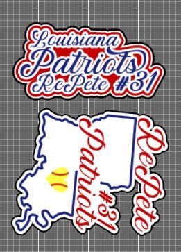Set of 2(Two) 6-Inch Custom Vinyl Stickers product image (1)