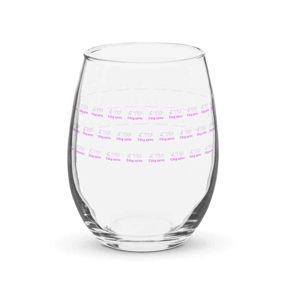 Cdog Spins Glass Tumbler product image (1)