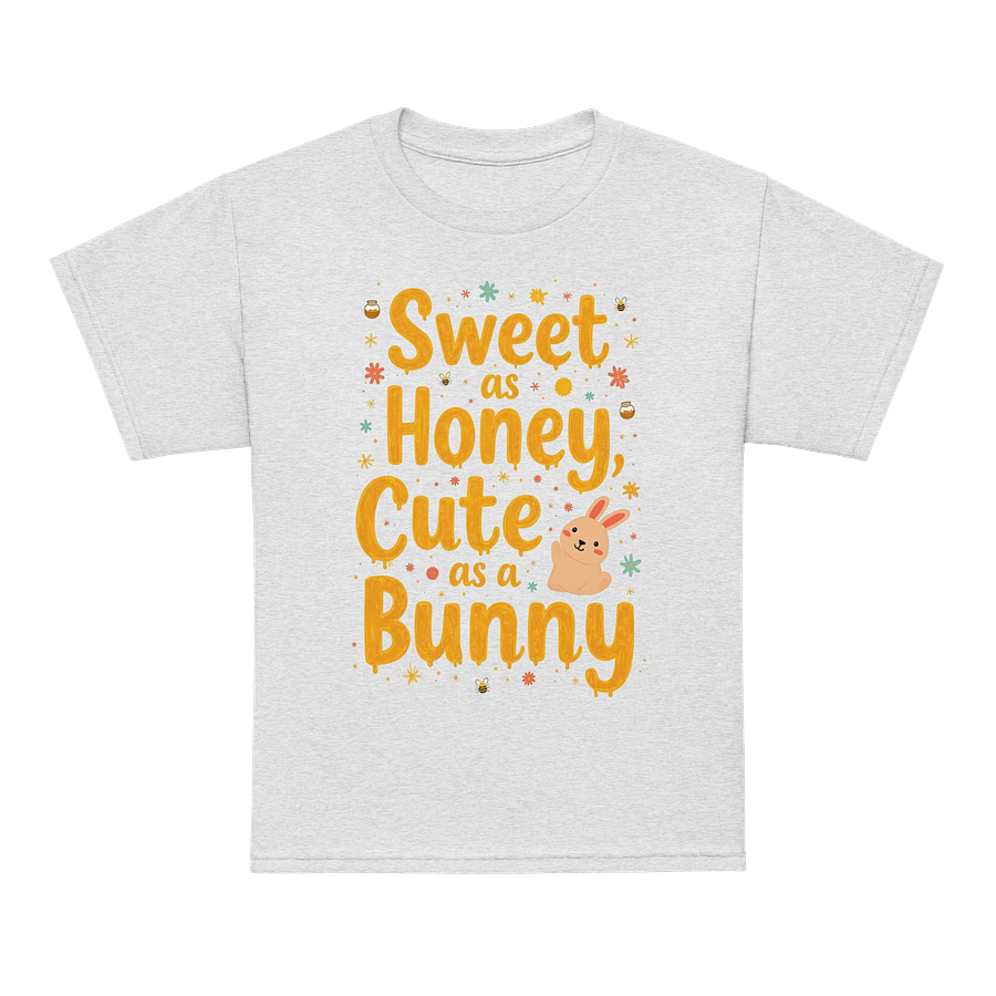 Sweet as Honey, Cute as a Bunny Youth Sports Tee product image (71)