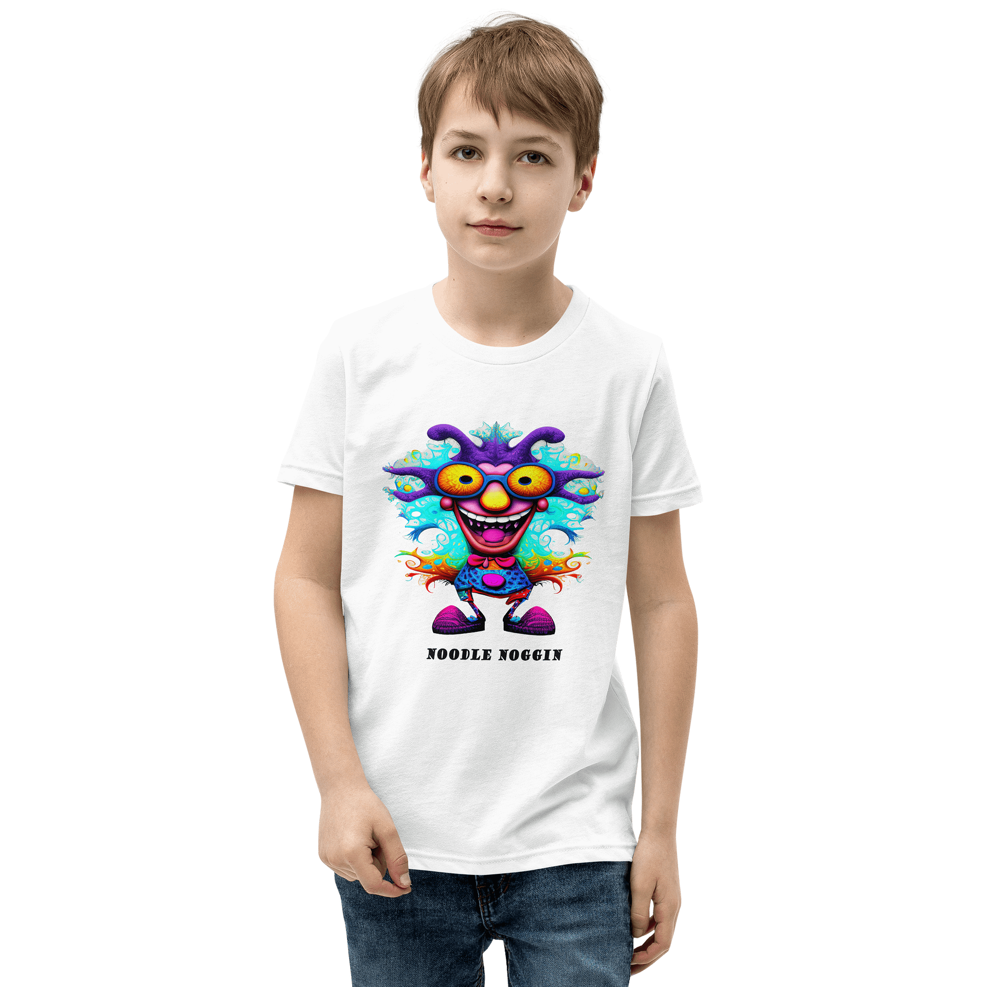 Noodle Noggin Bella Youth Short Sleeve Cotton T-Shirt product image (1)