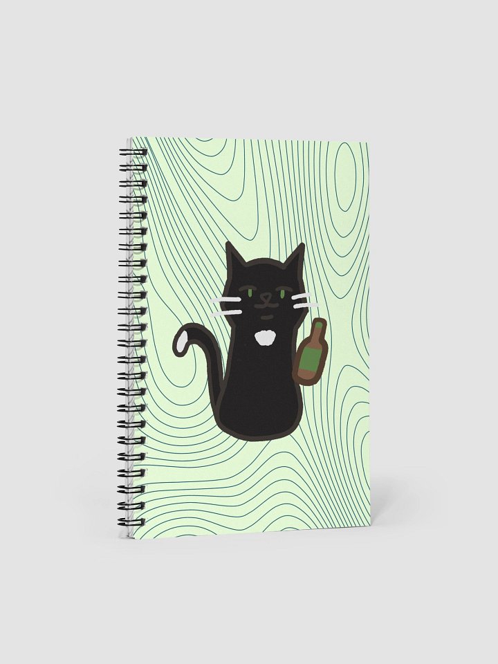 Tipsy Tippy Spiral Notebook product image (1)