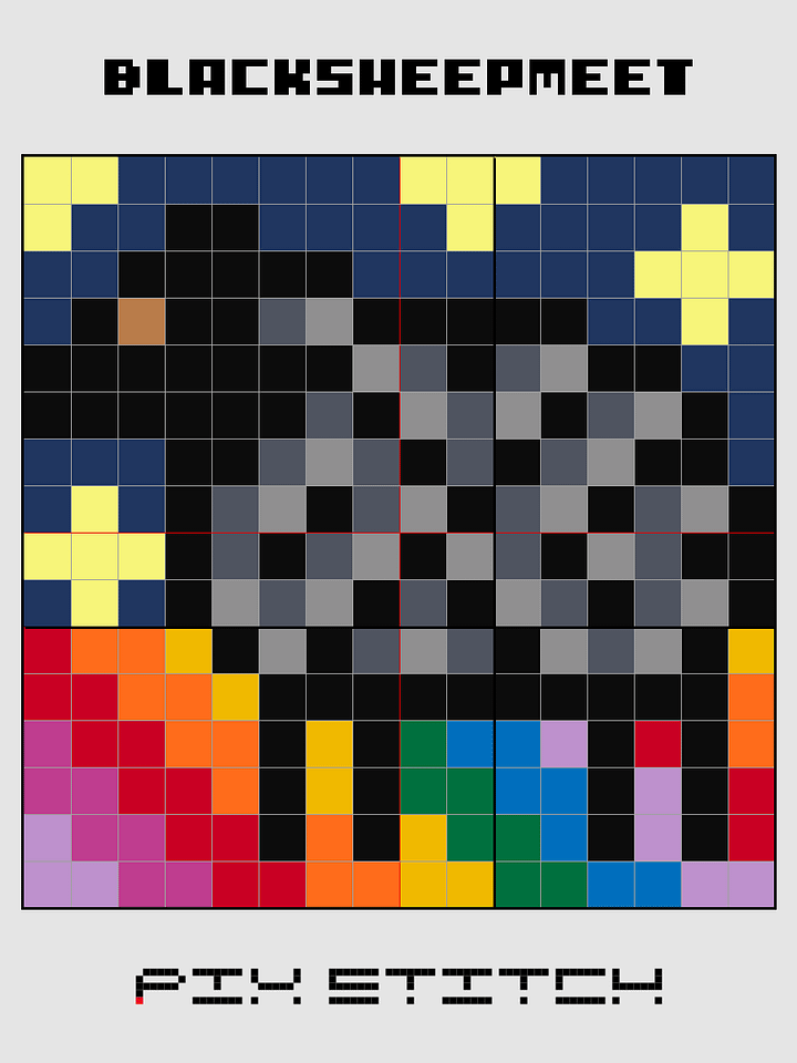 Blacksheepmeet Pixel Art product image (2)