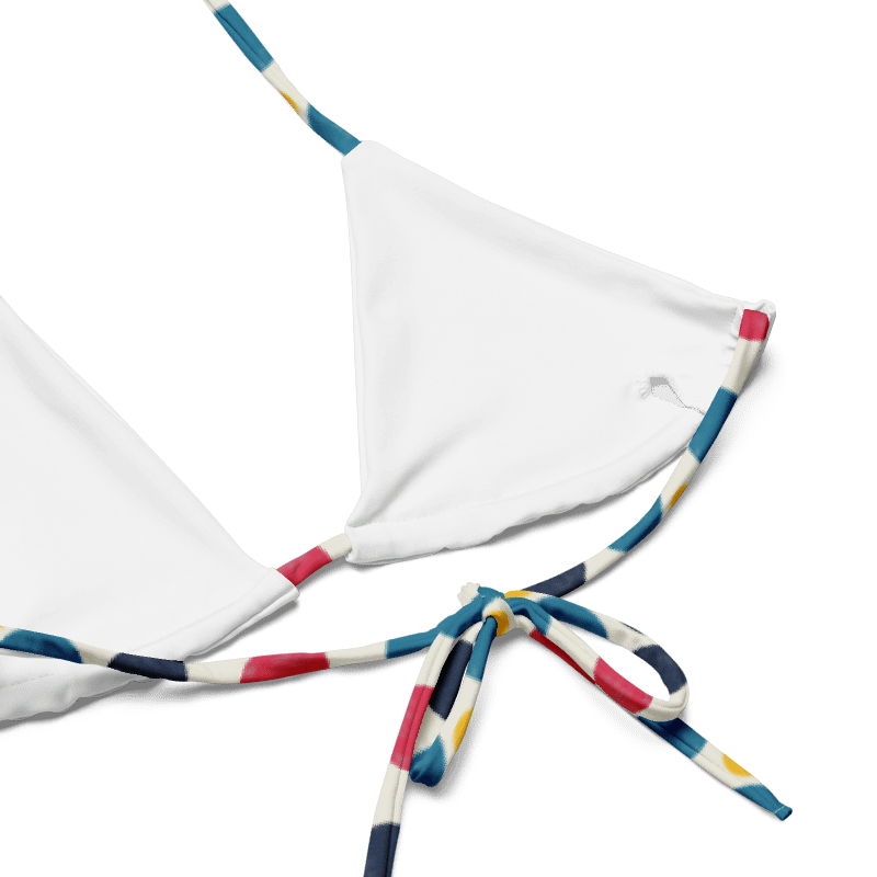 Polka Dot Illusion Vintage Retro String Bikini Set product image (9)