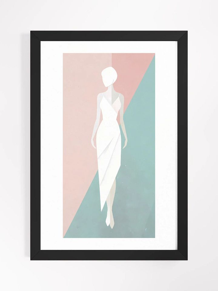 Abstract Geometric Woman Silhouette product image (5)
