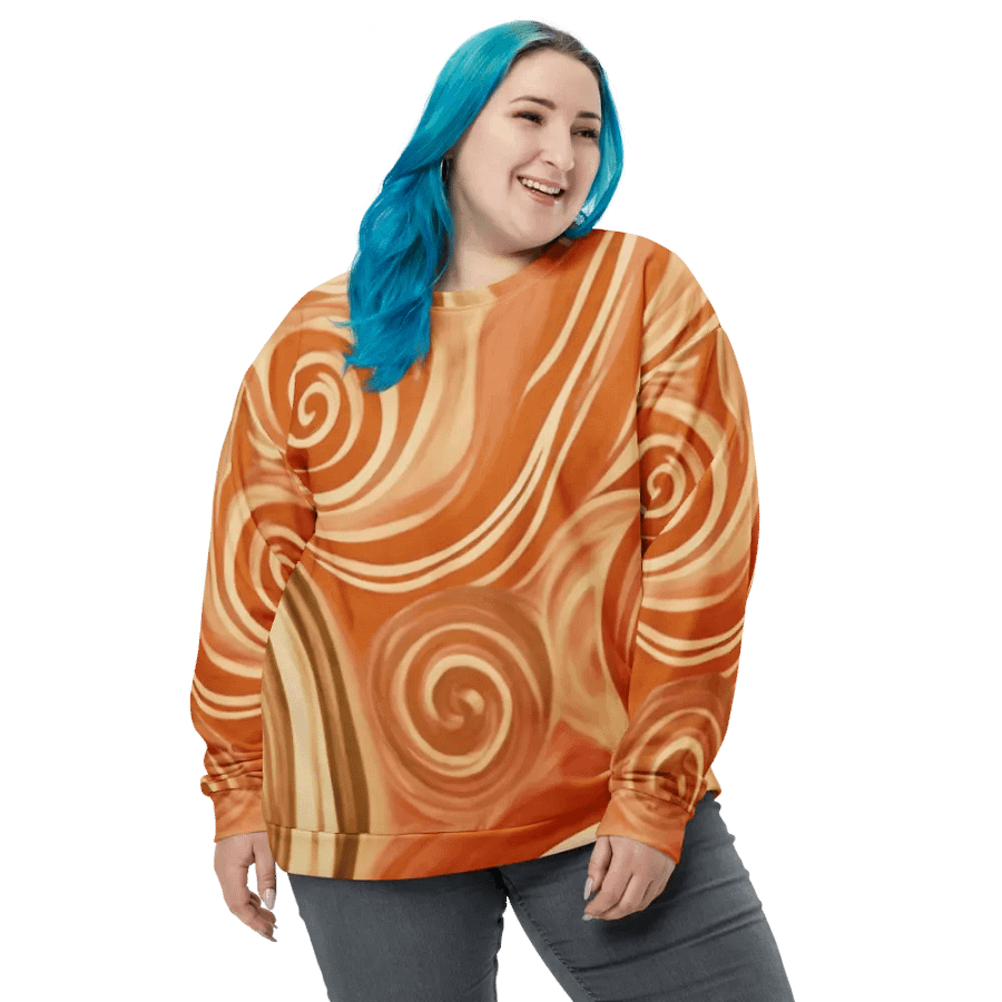 Funky Latte Liquid Tie-Dye Sweatshirt product image (8)