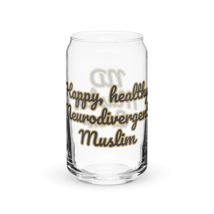 Neurodivergent Muslim Glass product image (1)