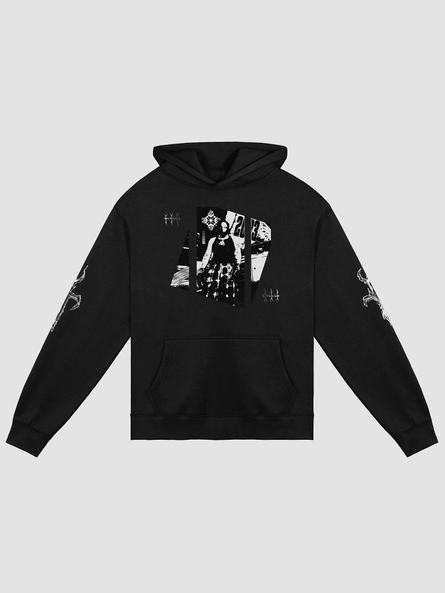 LYFË3 2093 ALTERNATIVE BLACK AND WHITE HOODIE product image (1)