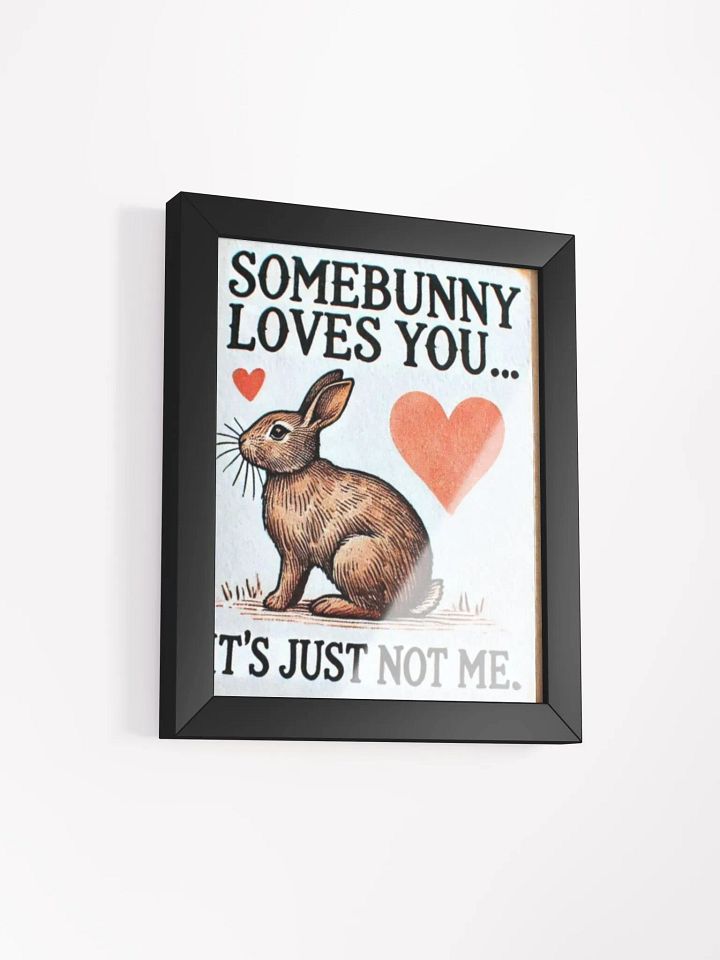 not your valentine poster product image (2)