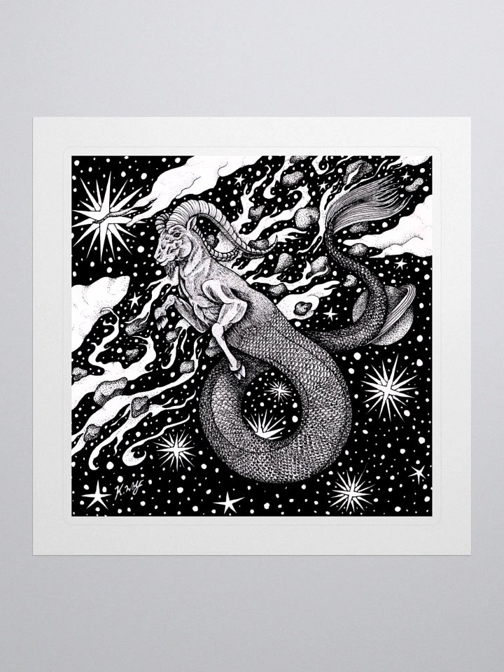 Capricorn Zodiac Kiss Cut Stickers product image (1)