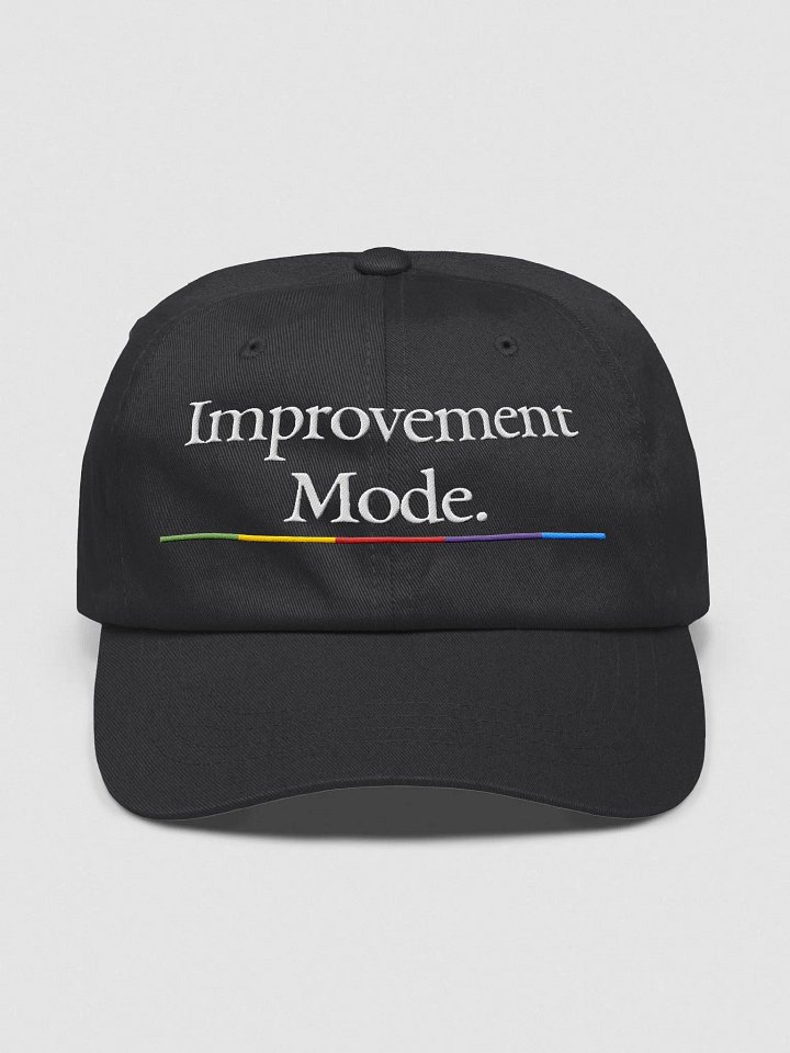 Improvement Mode Hat Black - 100% Cotton product image (1)
