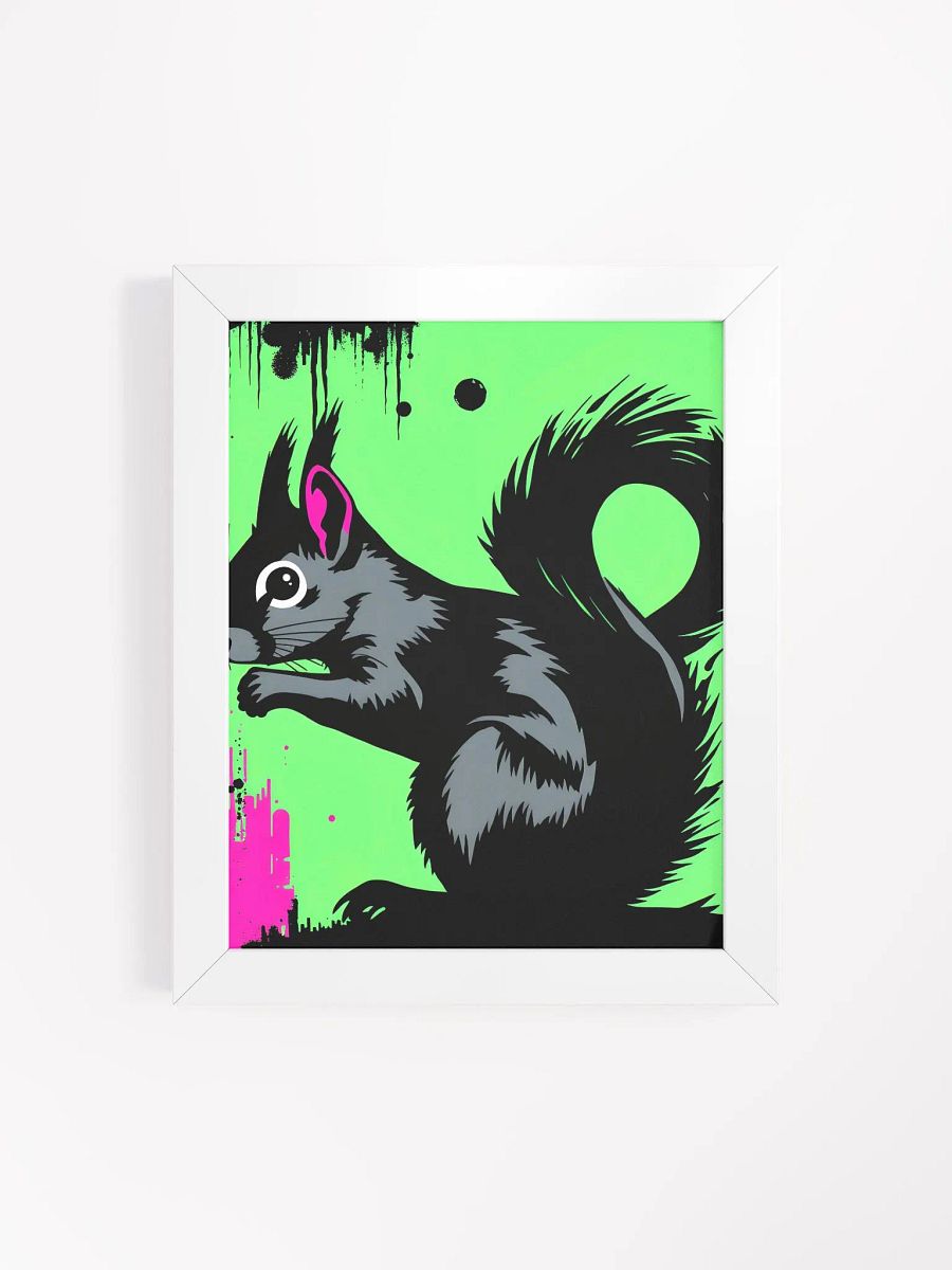 Vibrant Squirrel Matte Poster product image (19)