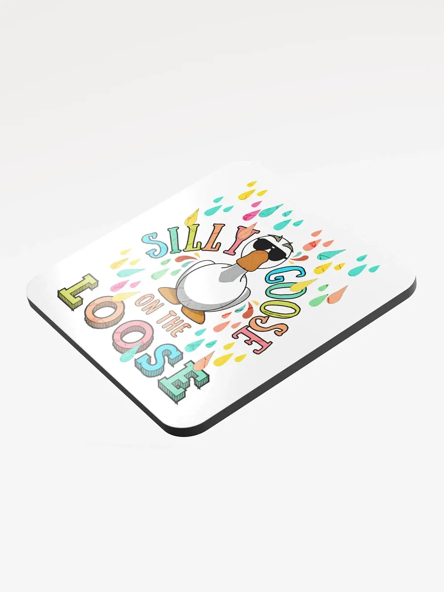 Silly Goose On The Loose Glossed Coaster product image (3)