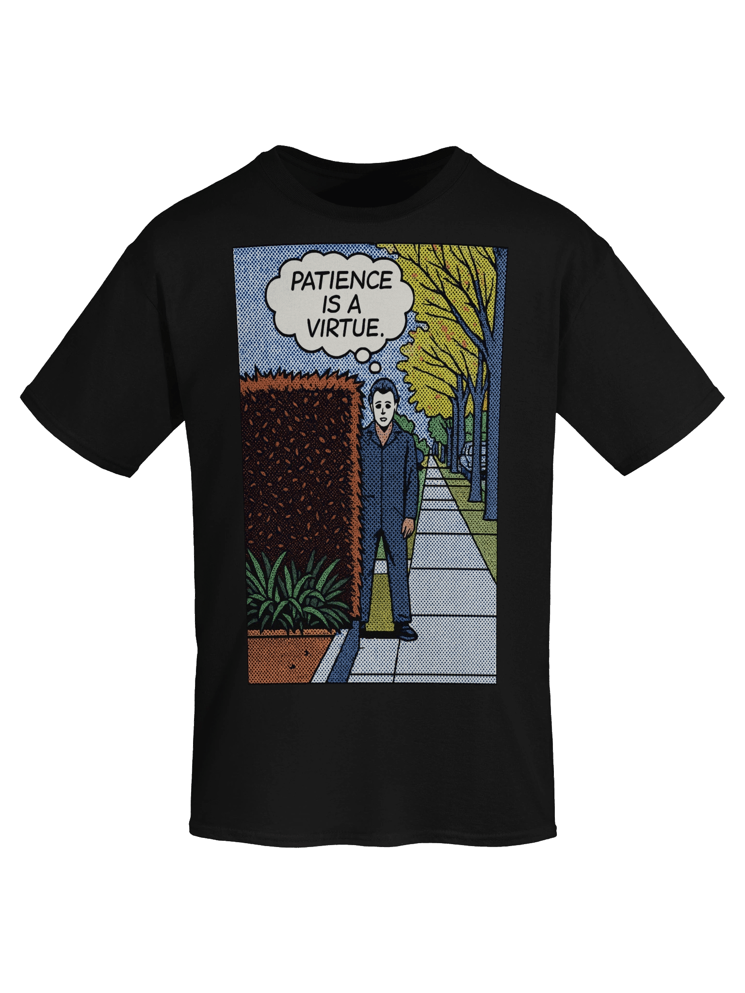 Halloween inspired Patience Is A Virtue Tee product image (75)