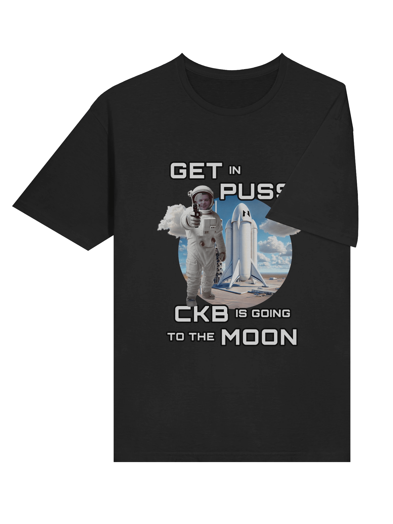 CKB is Going to the Moon T-Shirt Black product image (7)