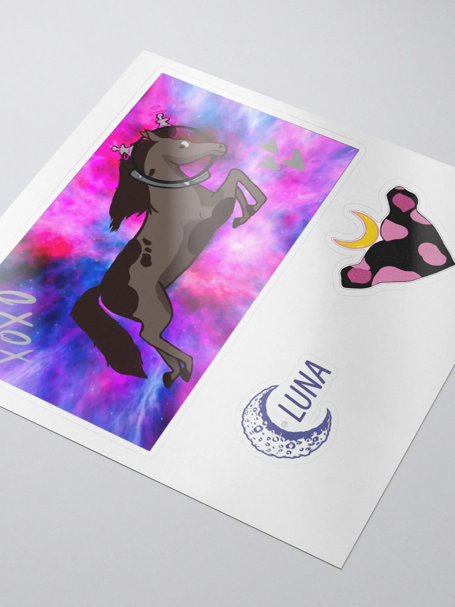 Space Horse sticker set (Support) product image (3)