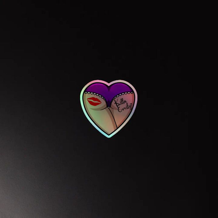 HEART BUTT STICKER product image (4)