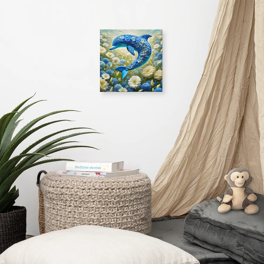 Flower Dolphin Wall Art product image (8)