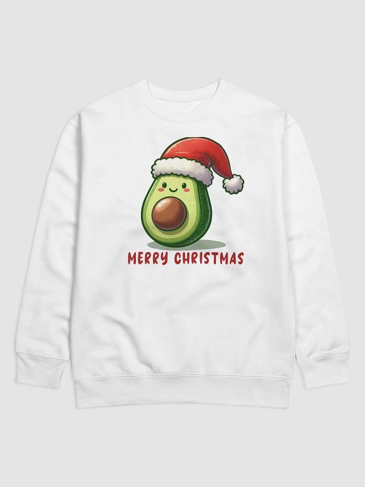 Merry Christmas Avocado Premium Sweatshirt product image (1)
