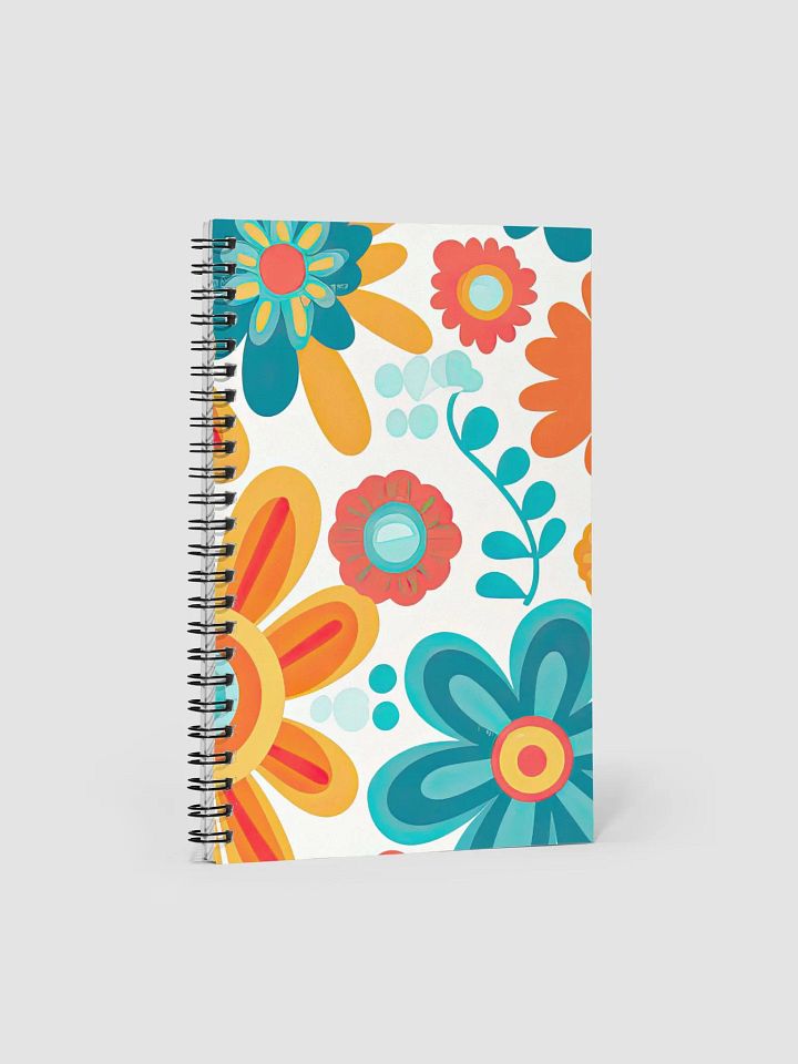 Retro Floral Notebook product image (1)