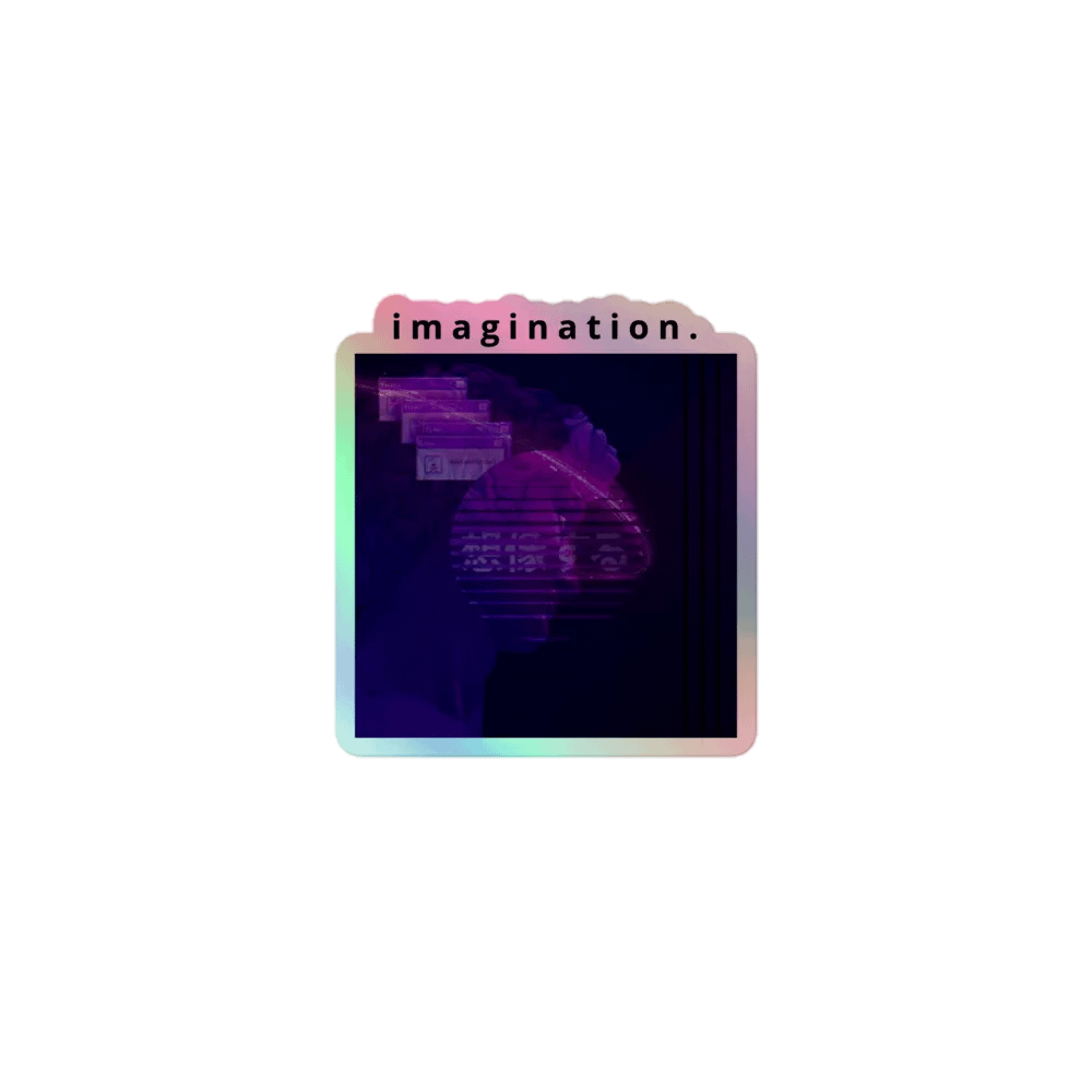 I M A G I N E . DEFEAT Sticker product image (1)