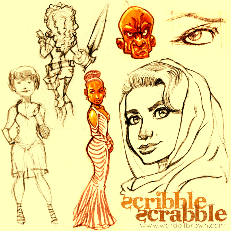 Scribble Scrabble Volume 1 - Collection of Sketches product image (2)
