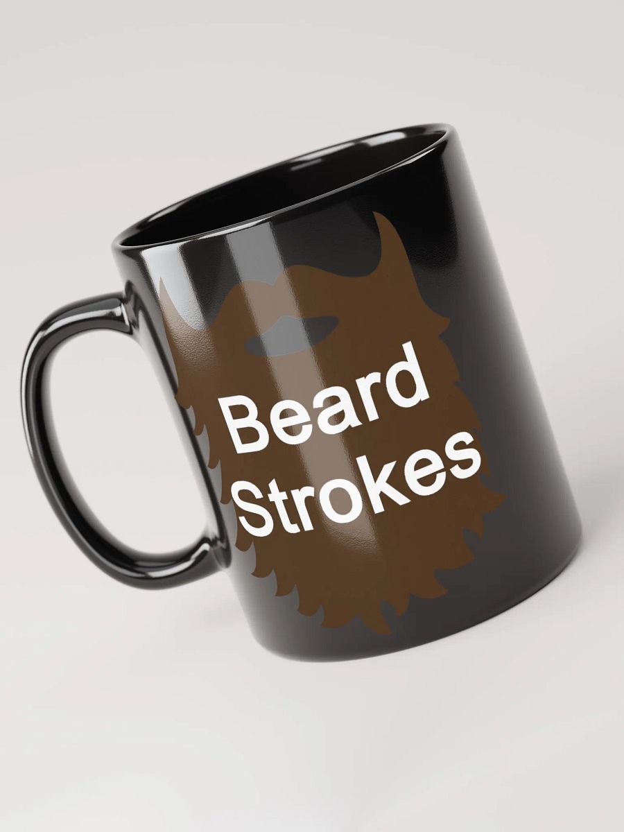 Beard Strokes Mug - Black product image (1)