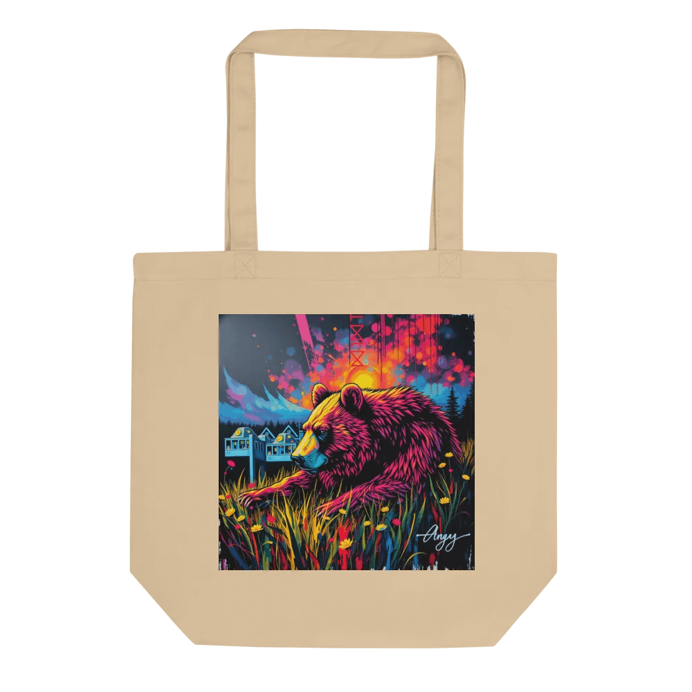 Psychedelic Bear Eco Tote product image (1)