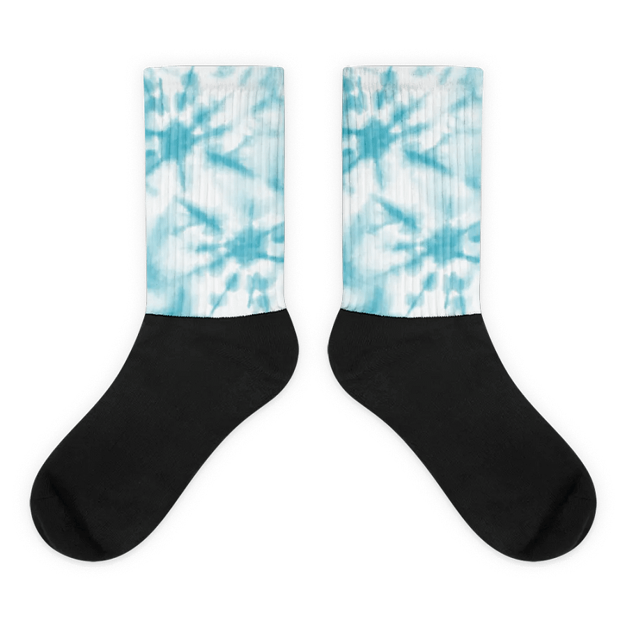 Customized Comfort: Black Foot Sublimated Socks product image (1)