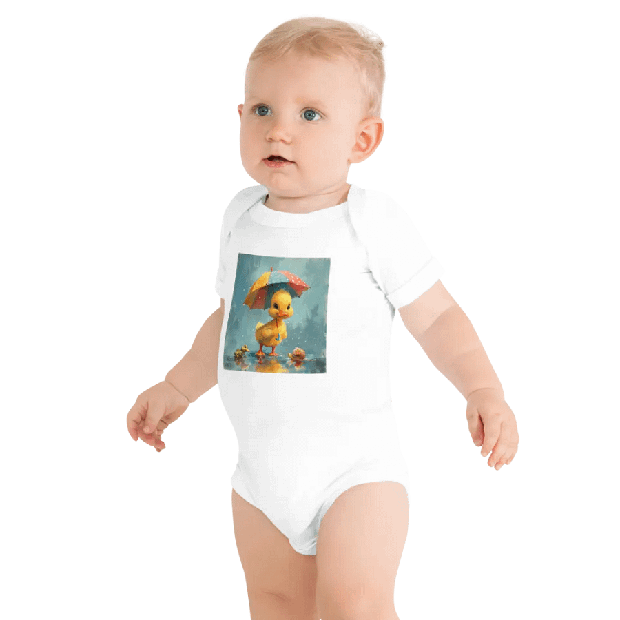 Whimsical Duckling and Friends Baby Onesie product image (11)