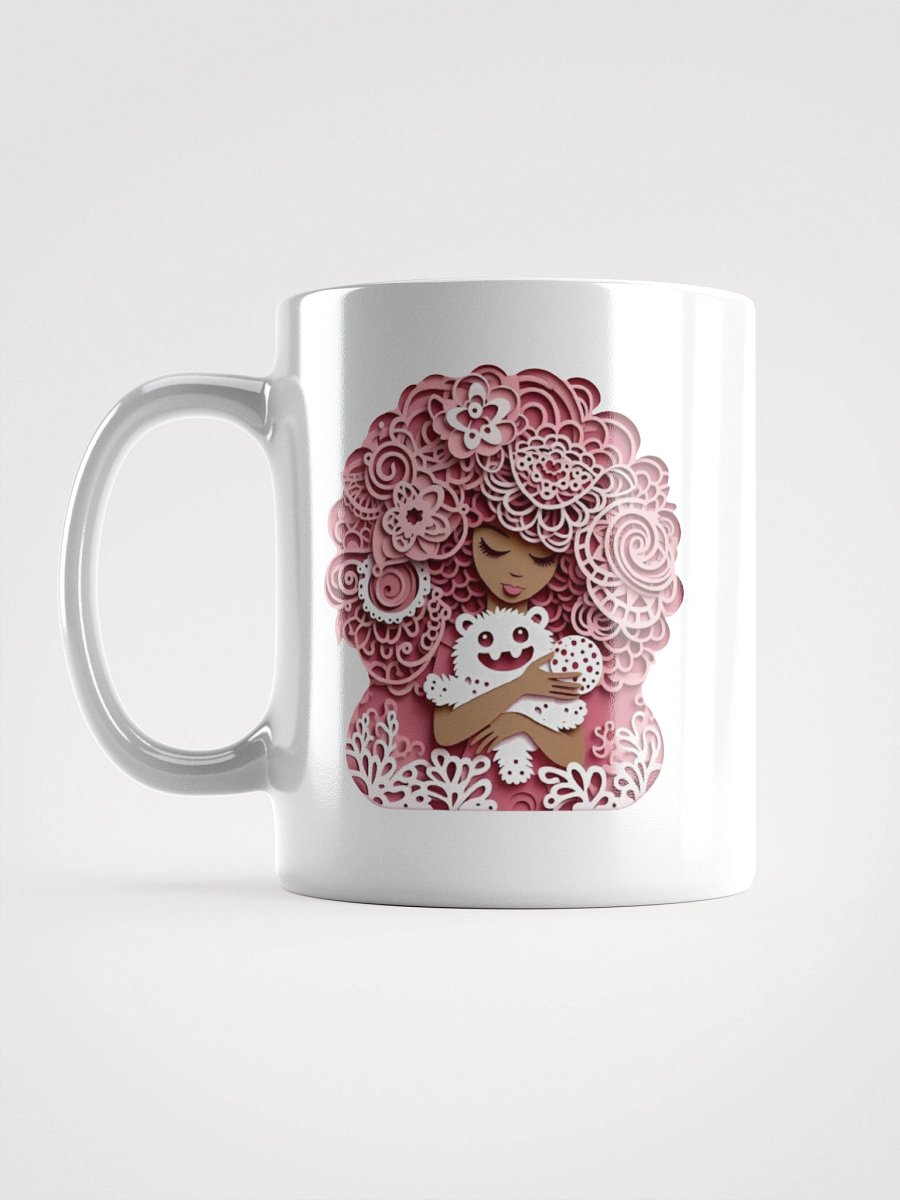 Whimsical Pink Curly Hair Mug product image (17)
