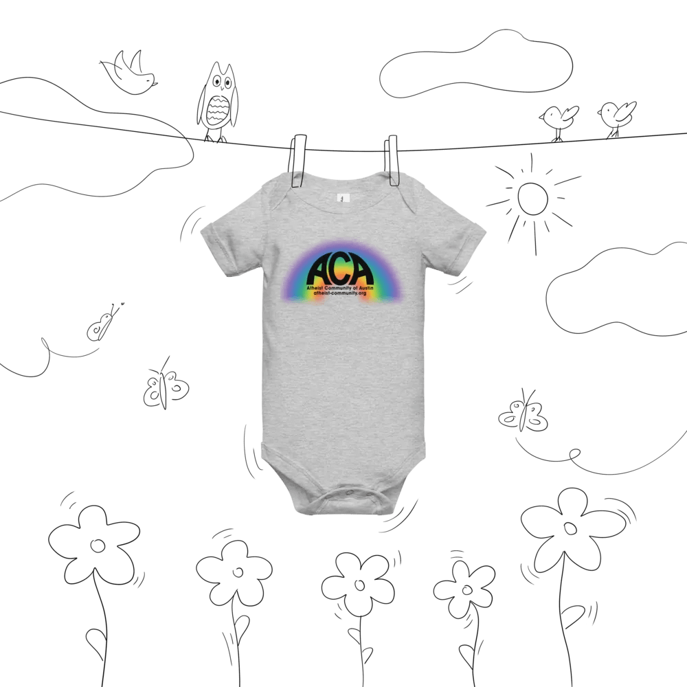 The Atheist Community of Austin Rainbow Onesie product image (24)