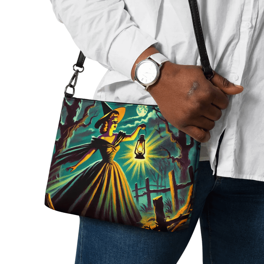 Witch in the Woods Halloween Crossbody Bag product image (11)