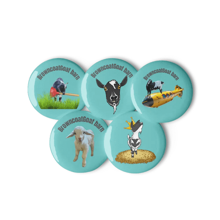Goats Pin Button Set product image (2)