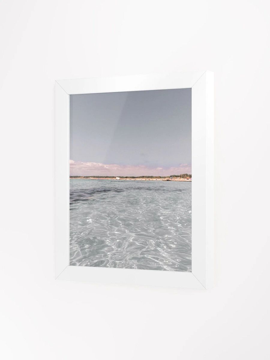 Mediterranean Beach - Framed High-Quality Matte Poster product image (3)